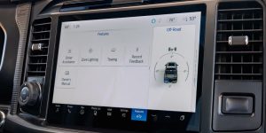 Ford display showing Co-Pilot360® Features