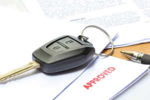 An automotive financing form