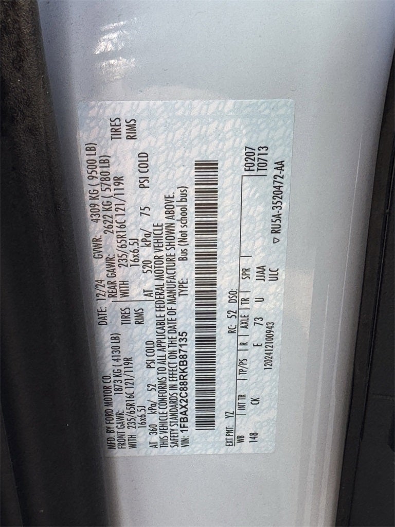 2024 Ford Transit-350 XLT