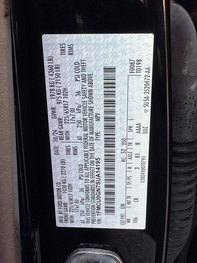 2025 Ford Escape Active