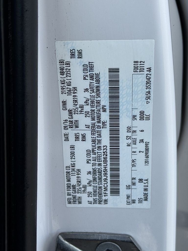 2017 Ford Escape Titanium