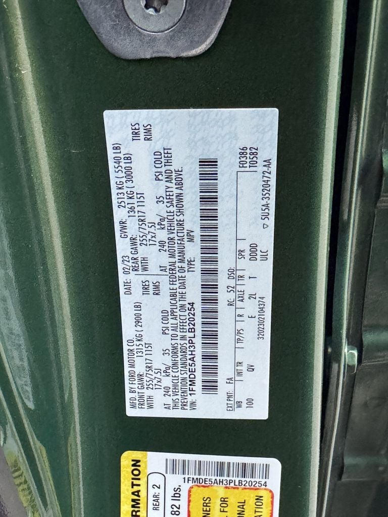 2023 Ford Bronco Big Bend