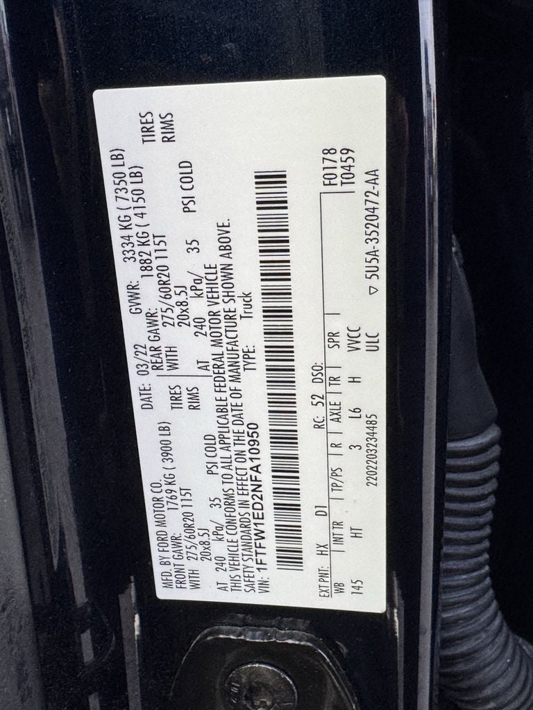 2022 Ford F-150 Lariat