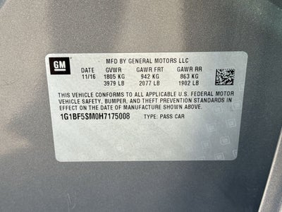 2017 Chevrolet Cruze Premier