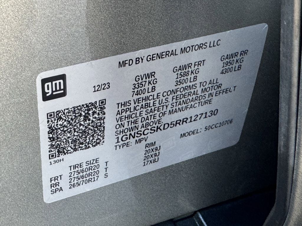 2024 Chevrolet Tahoe Premier