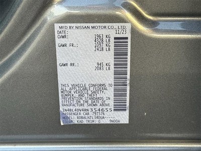 2024 Nissan Altima 2.5 SV