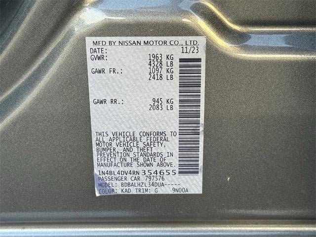 2024 Nissan Altima 2.5 SV