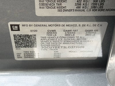 2020 Chevrolet Silverado 1500 RST AT CHEVY