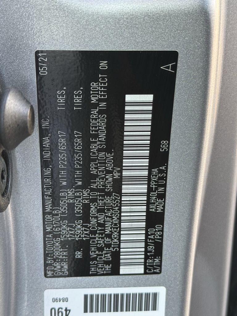 2021 Toyota Sienna LE 8 Passenger