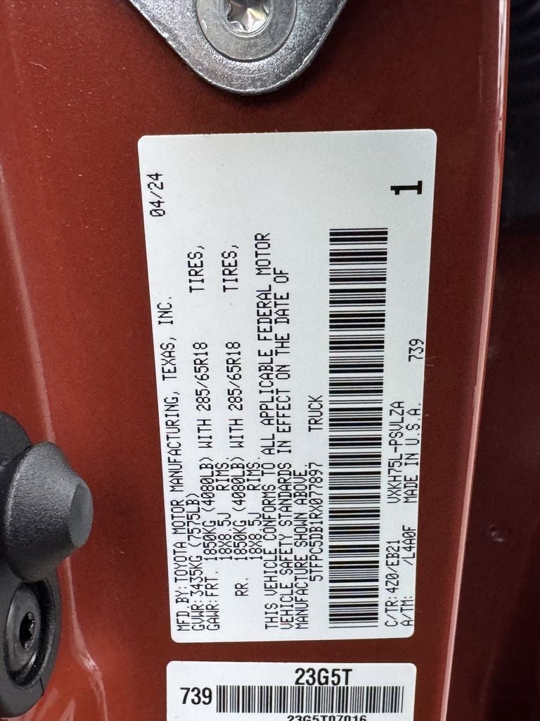 2024 Toyota Tundra Hybrid TRD Pro