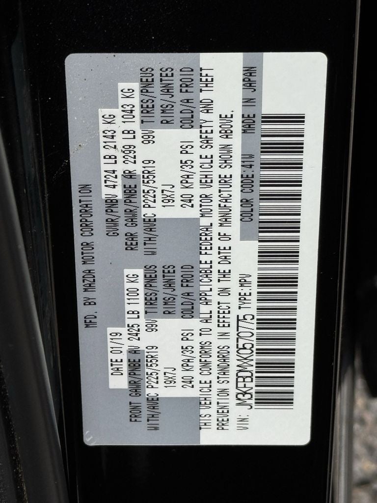 2019 Mazda Mazda CX-5 Grand Touring 50 PTS