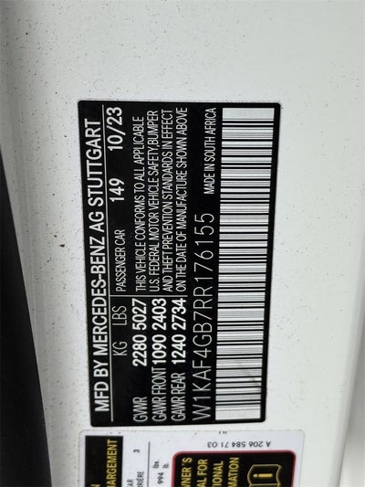 2024 Mercedes-Benz C-Class C 300