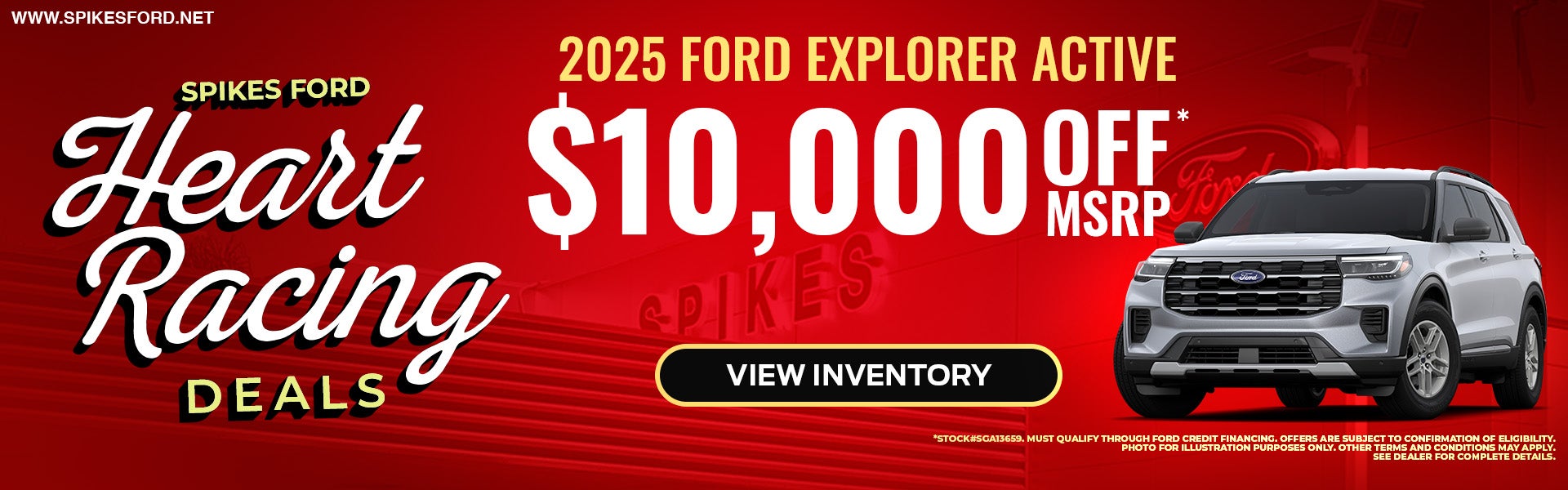 Get $10K Off MSRP on 2025 Ford Explorer Active