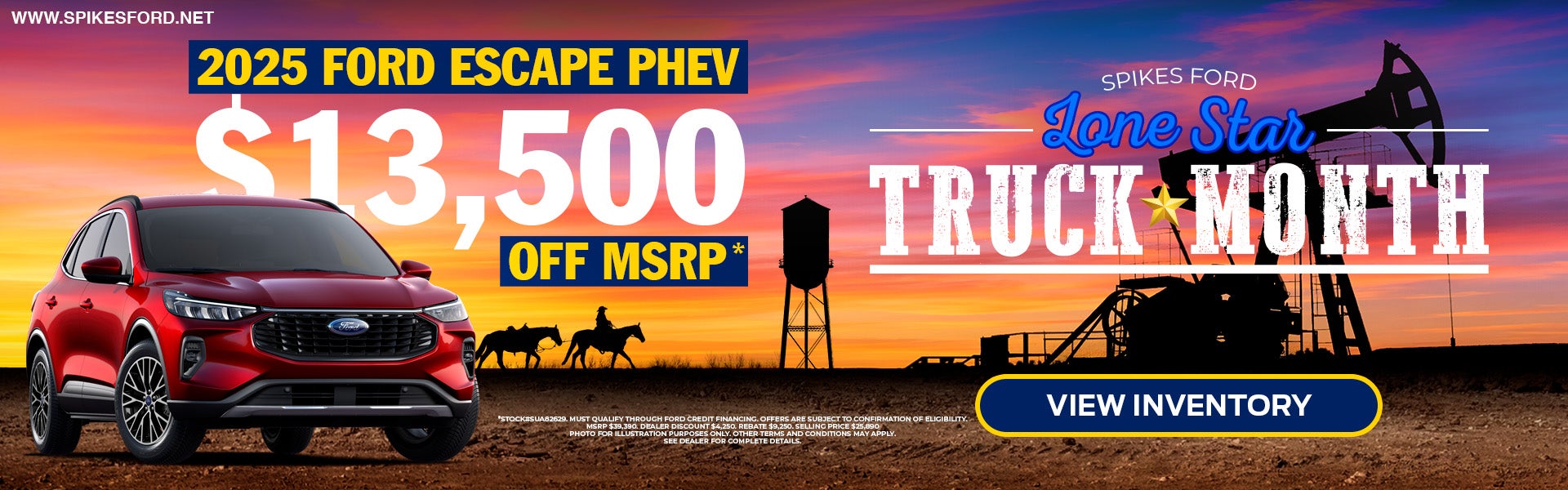 Save on 25' Ford Escape PHEV During Lone Star Truck Month