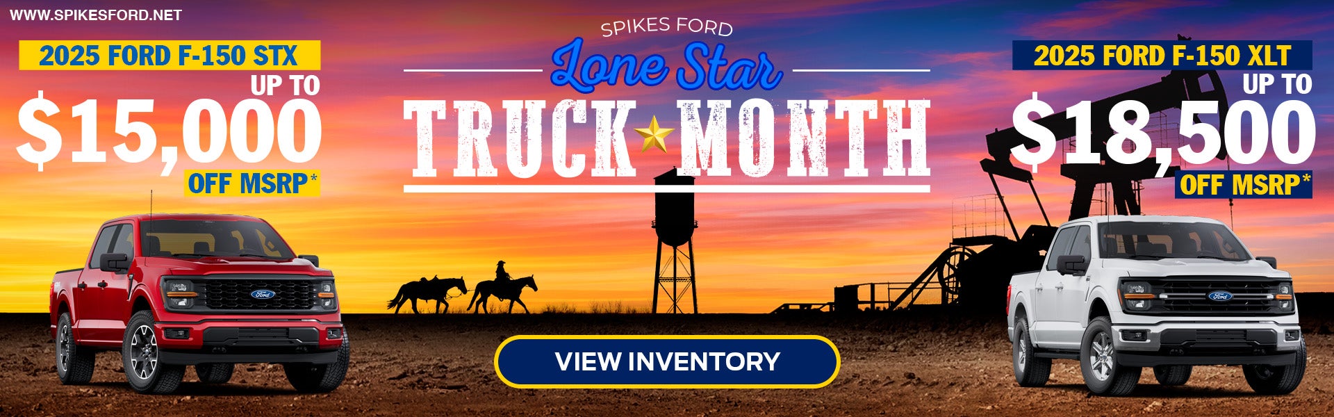 Save big on F-150 STX & XLT during Lone Star Truck Month 