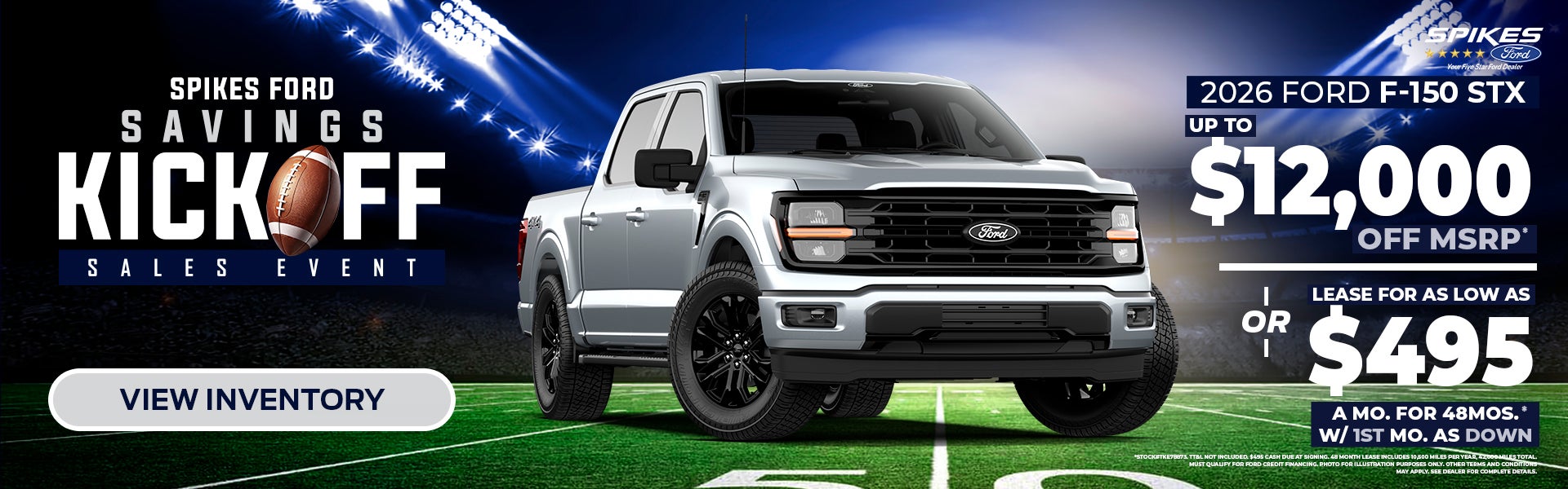 Save $12K on 2026 Ford F-150 STX